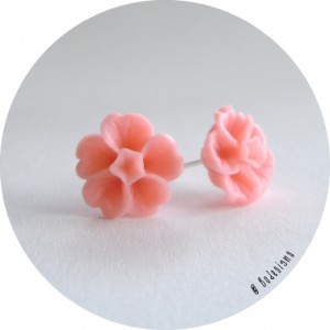 sofia oorbellen - roze