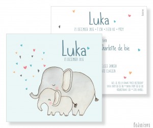 Luka - Geboortekaartje